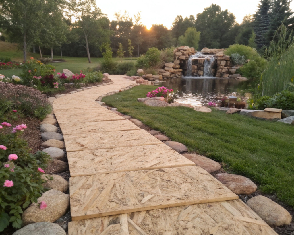 Как создать садовые дорожки из ОСБ плит: алгоритм и советы